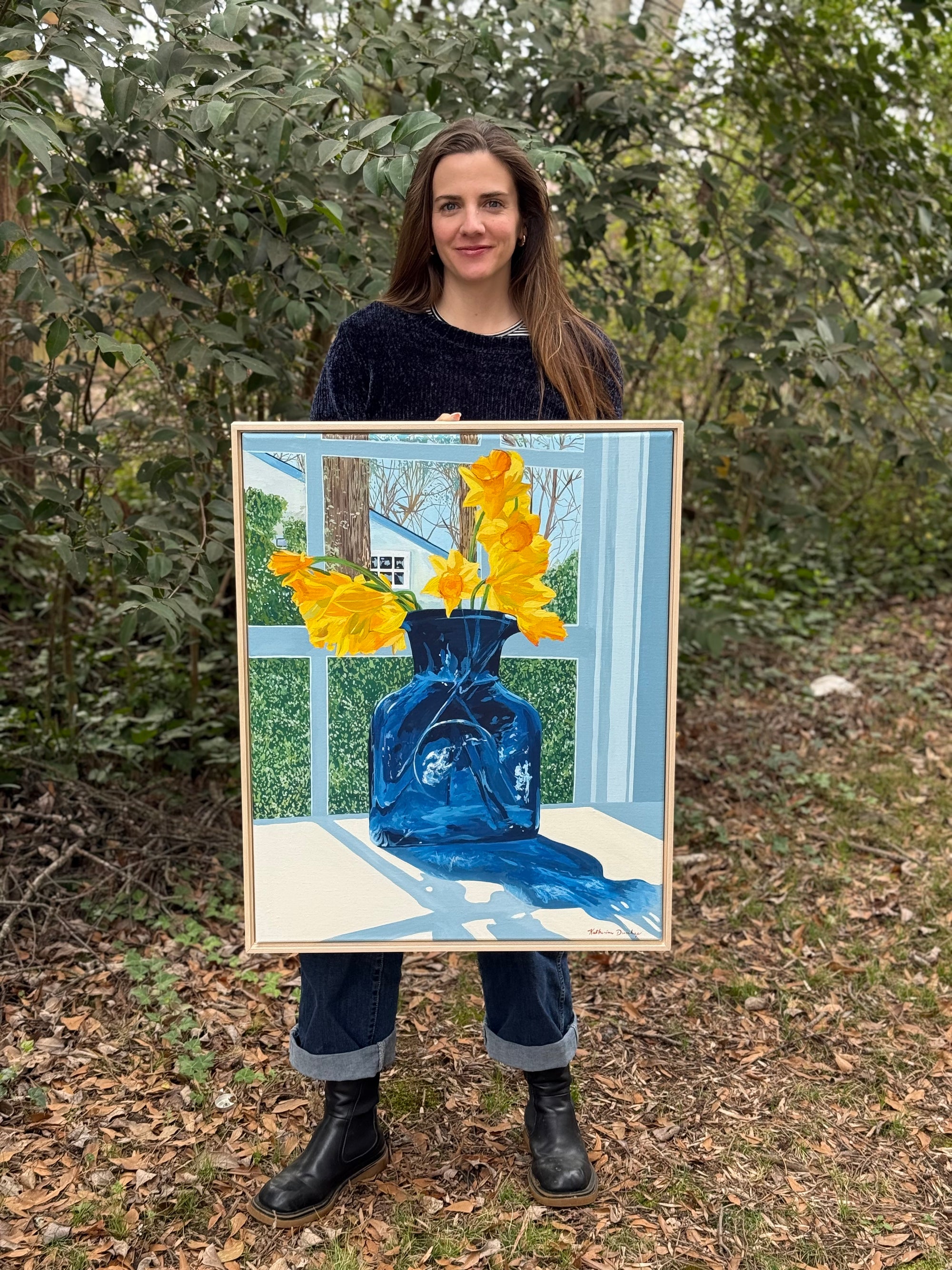 Blenko and Daffodils