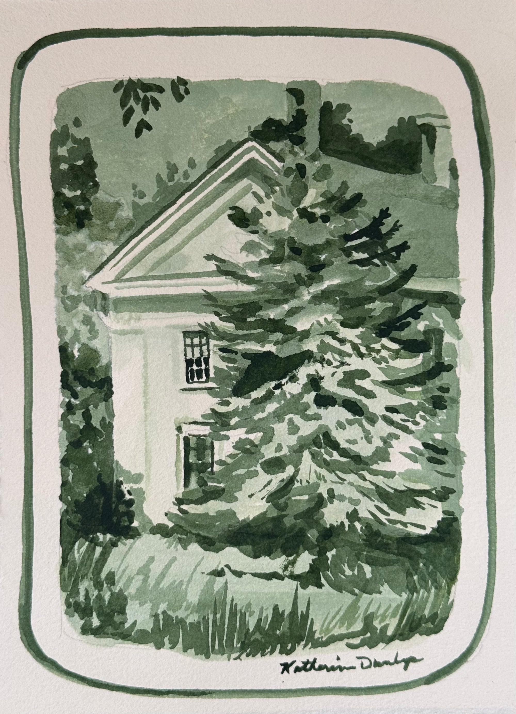 House Behind The Tree