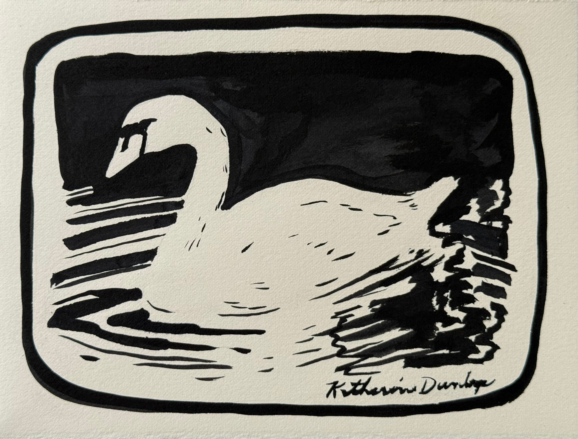 The Swan in Black Study No.2