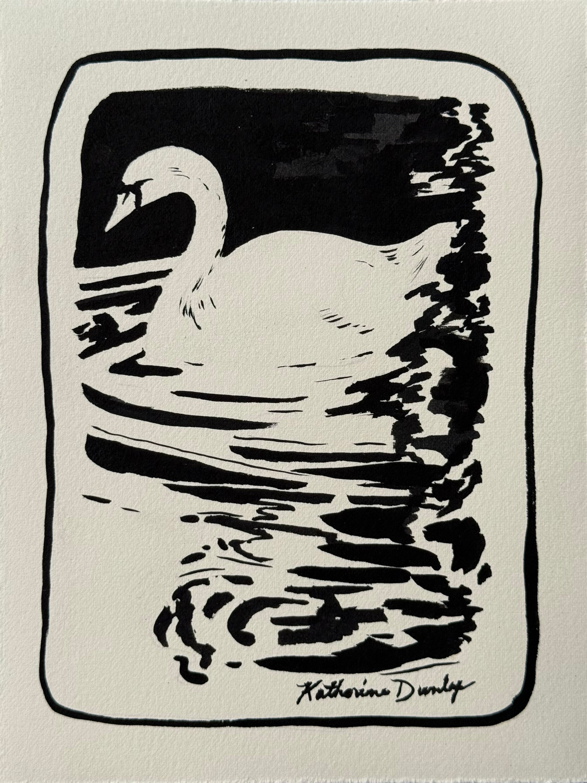The Swan in Black Study No.3