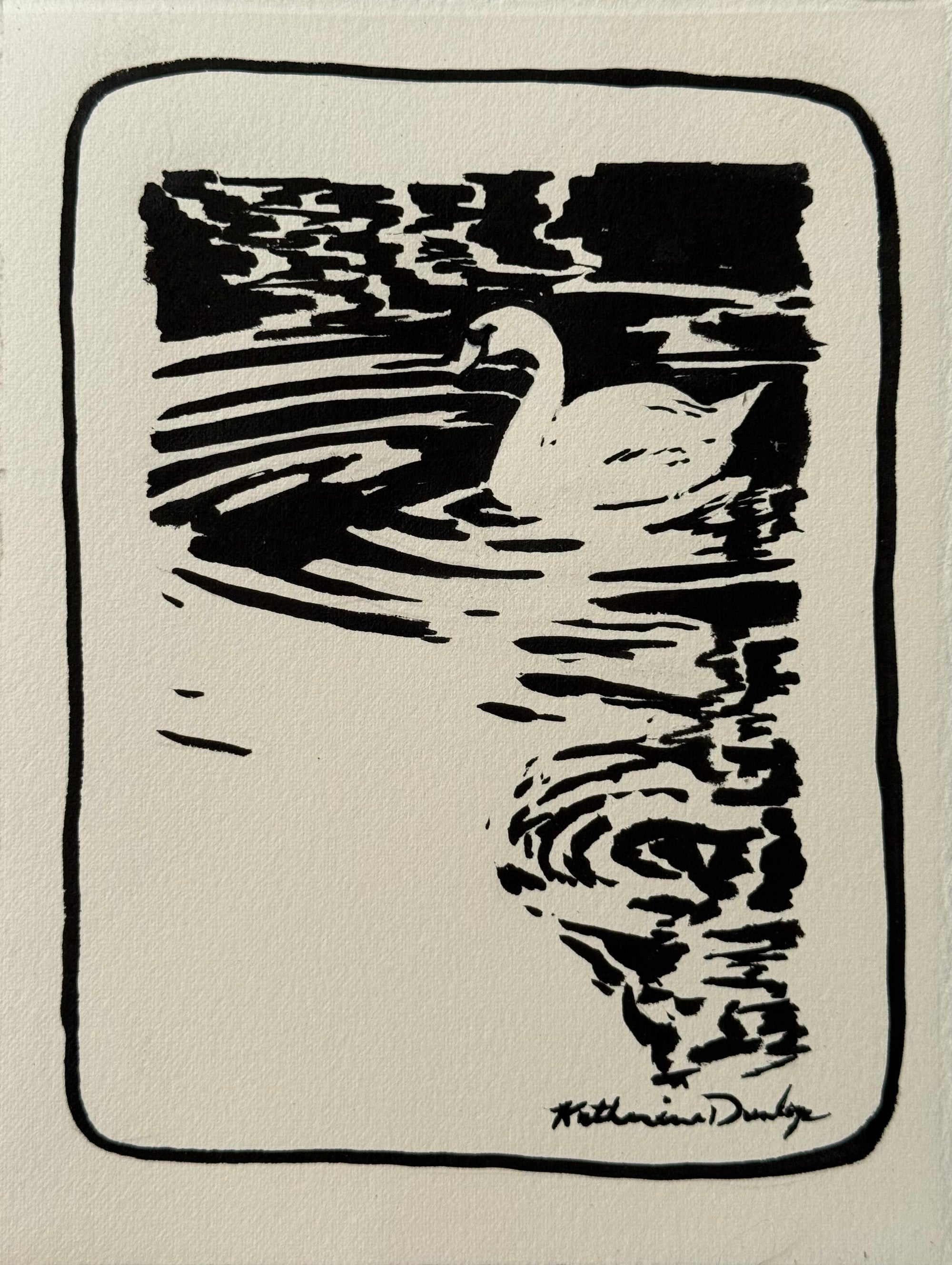 The Swan in Black Study No.1