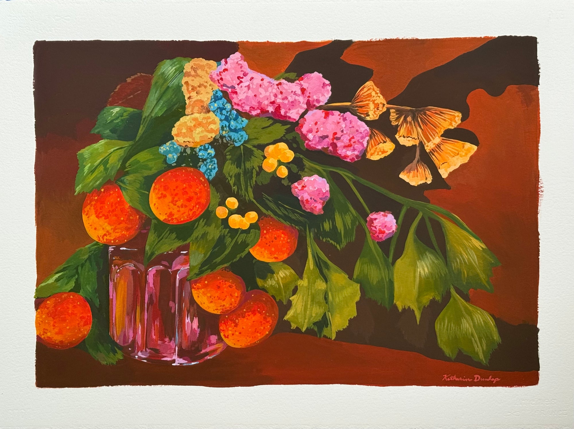 Oranges and the Pink Jar