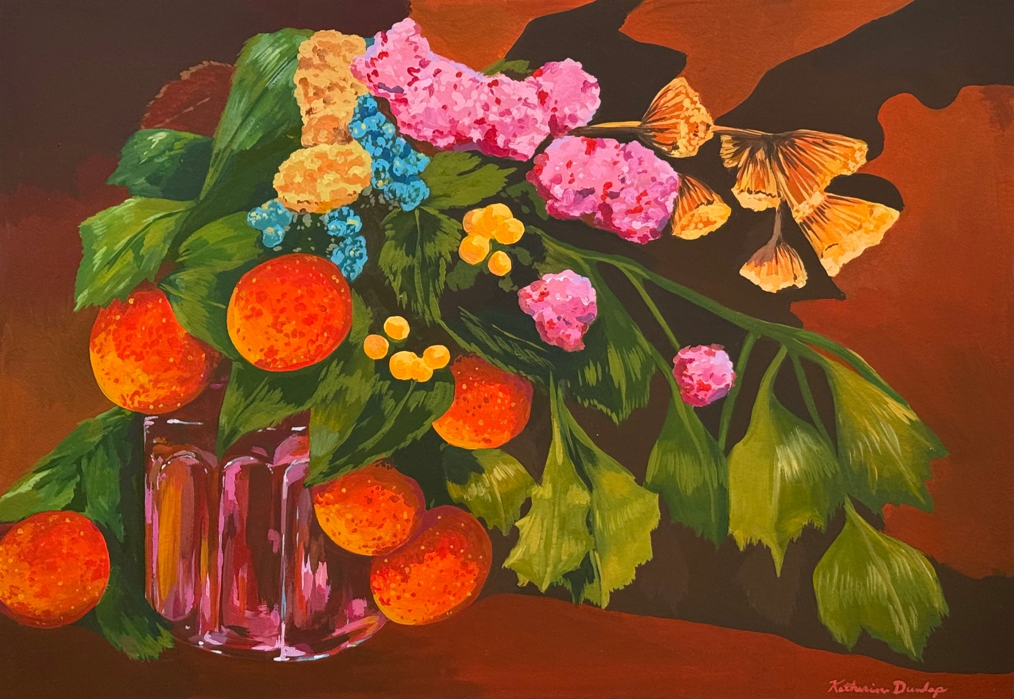 Oranges and the Pink Jar
