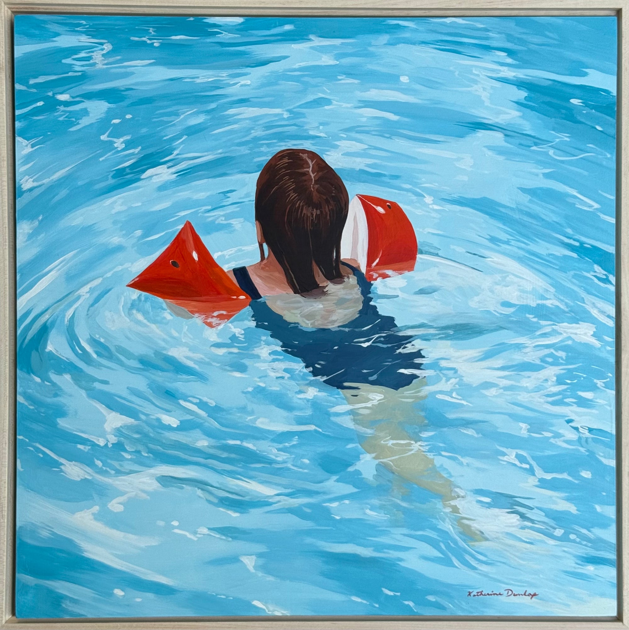 Girl with Orange Floaties