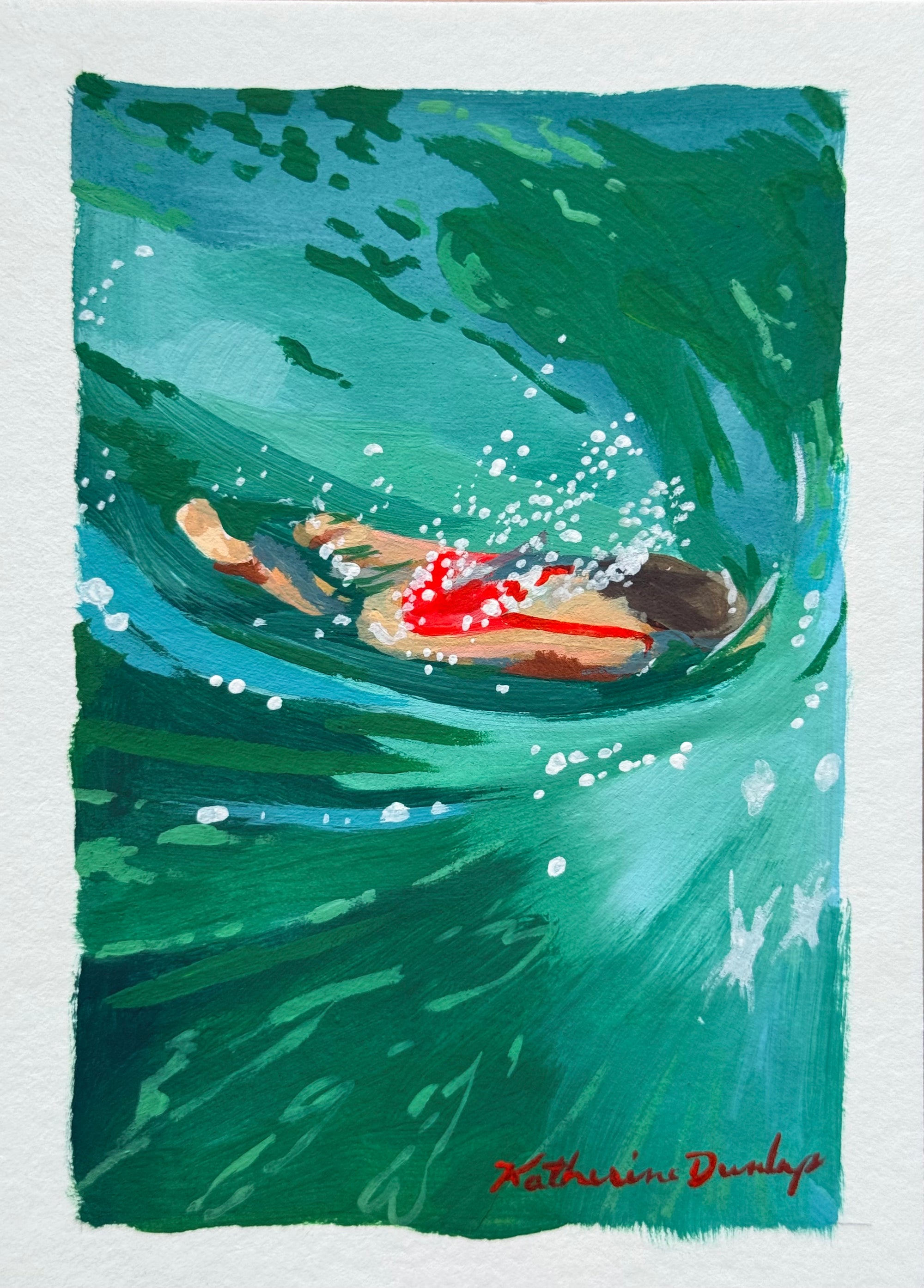 The Gliding Under The Surface Study