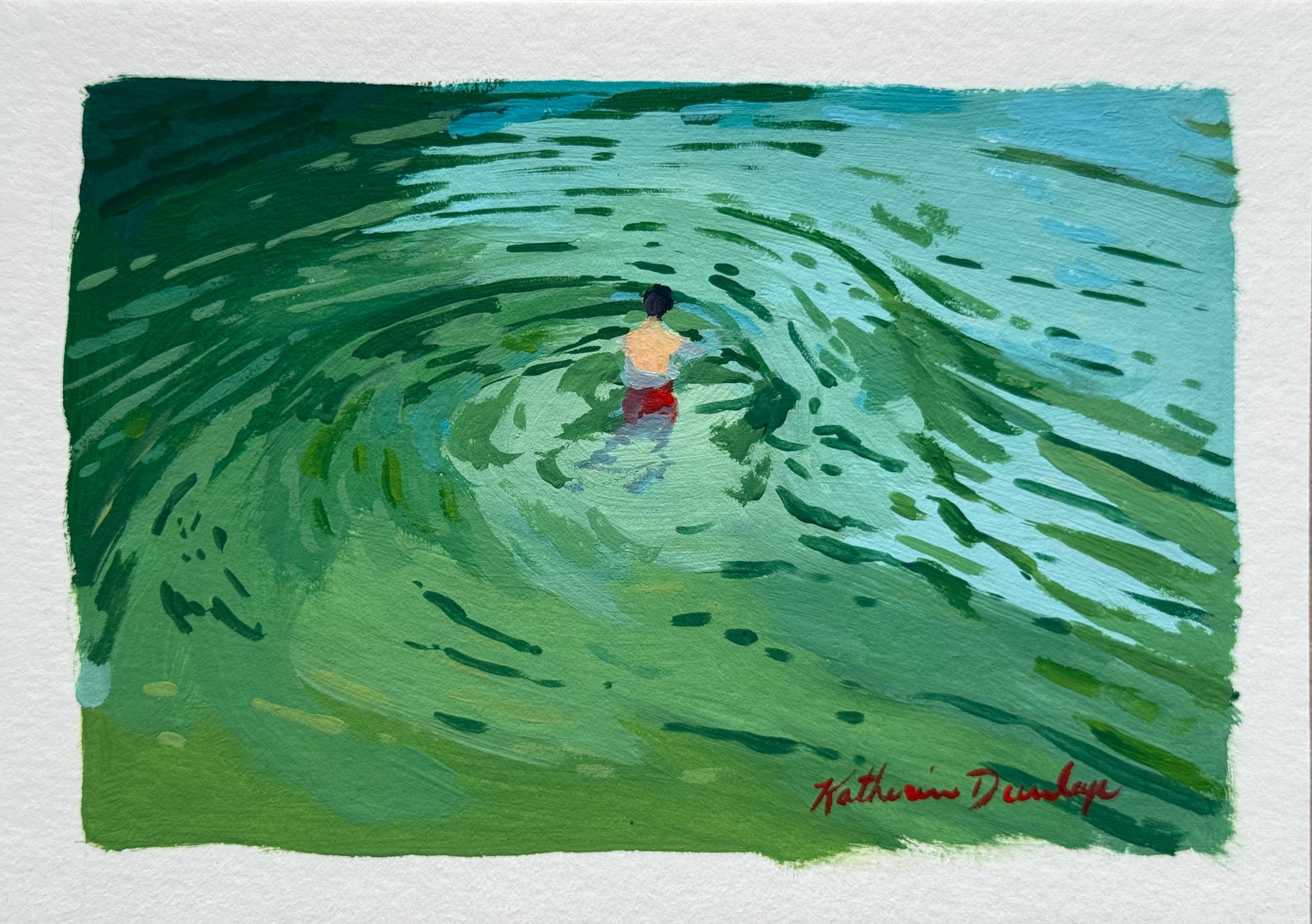 Boy Swimming Study