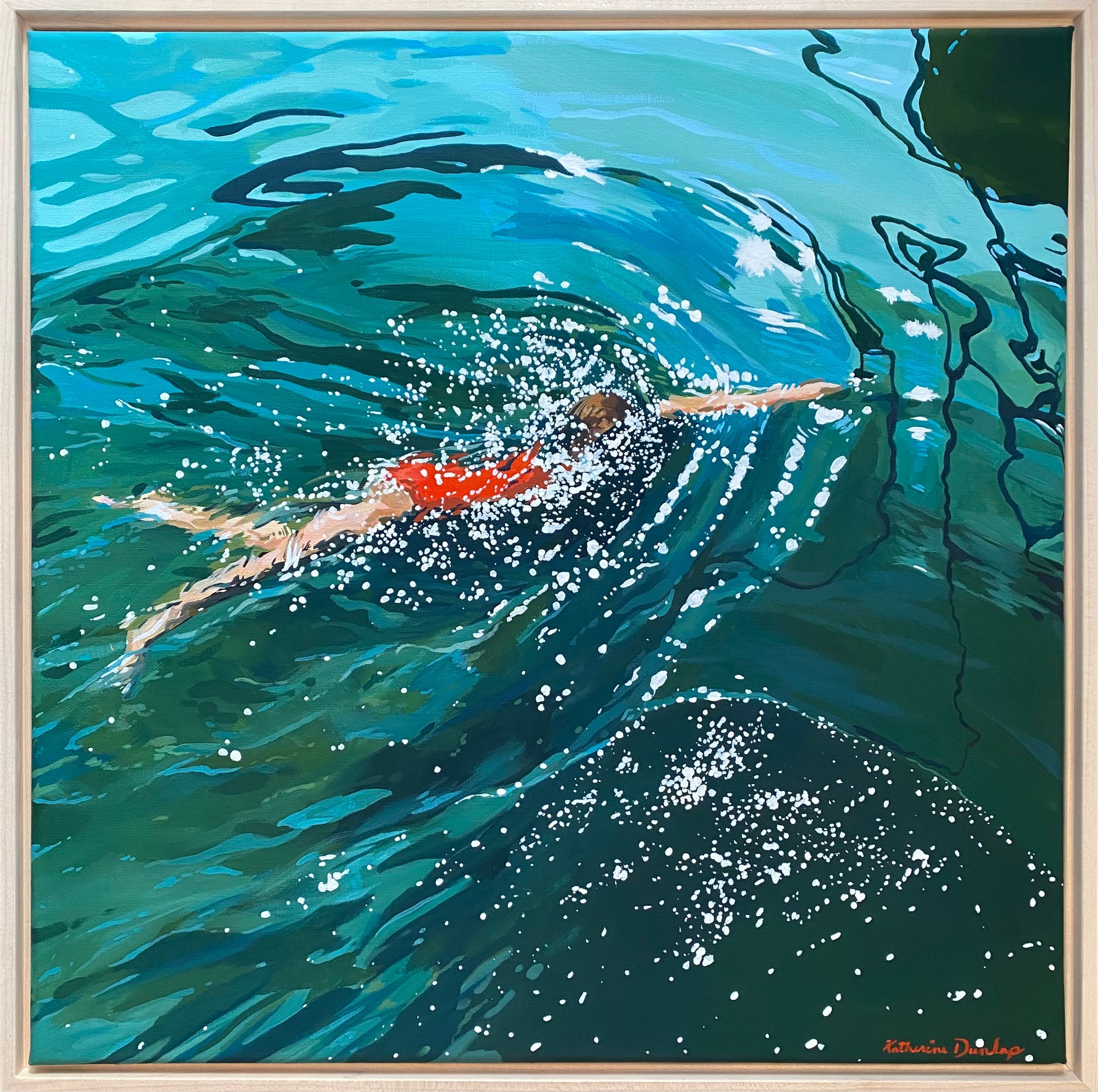 Swimming To The Dock