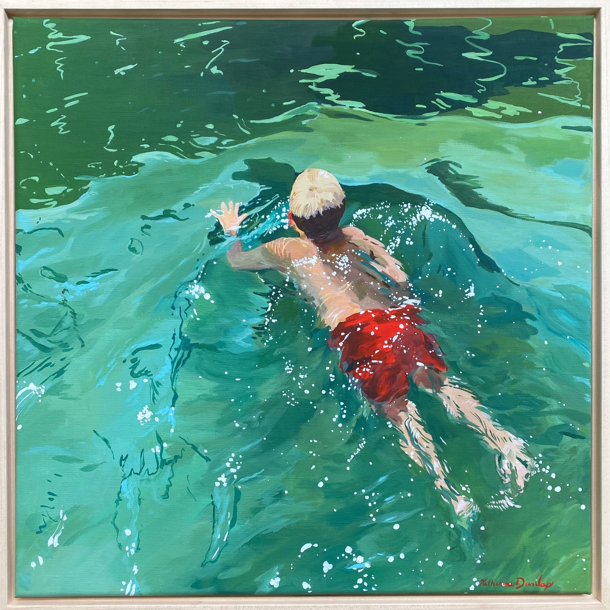 Dog Paddle to the Dock