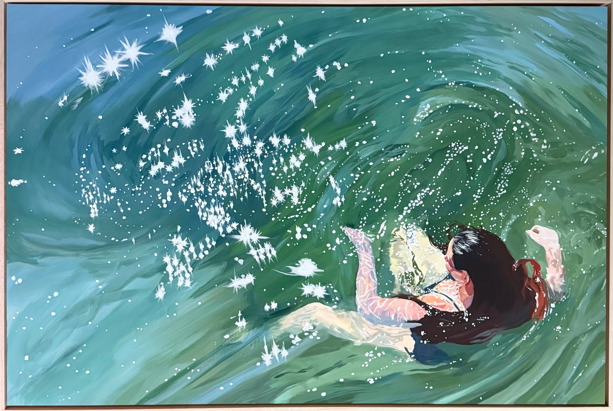 The Drifting Swimmer 24”x36”