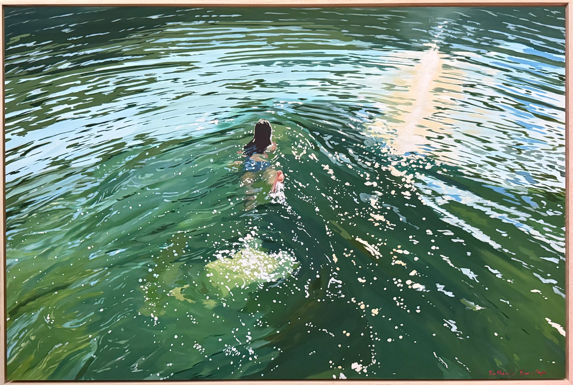 Could Swim All Day  24”x36”
