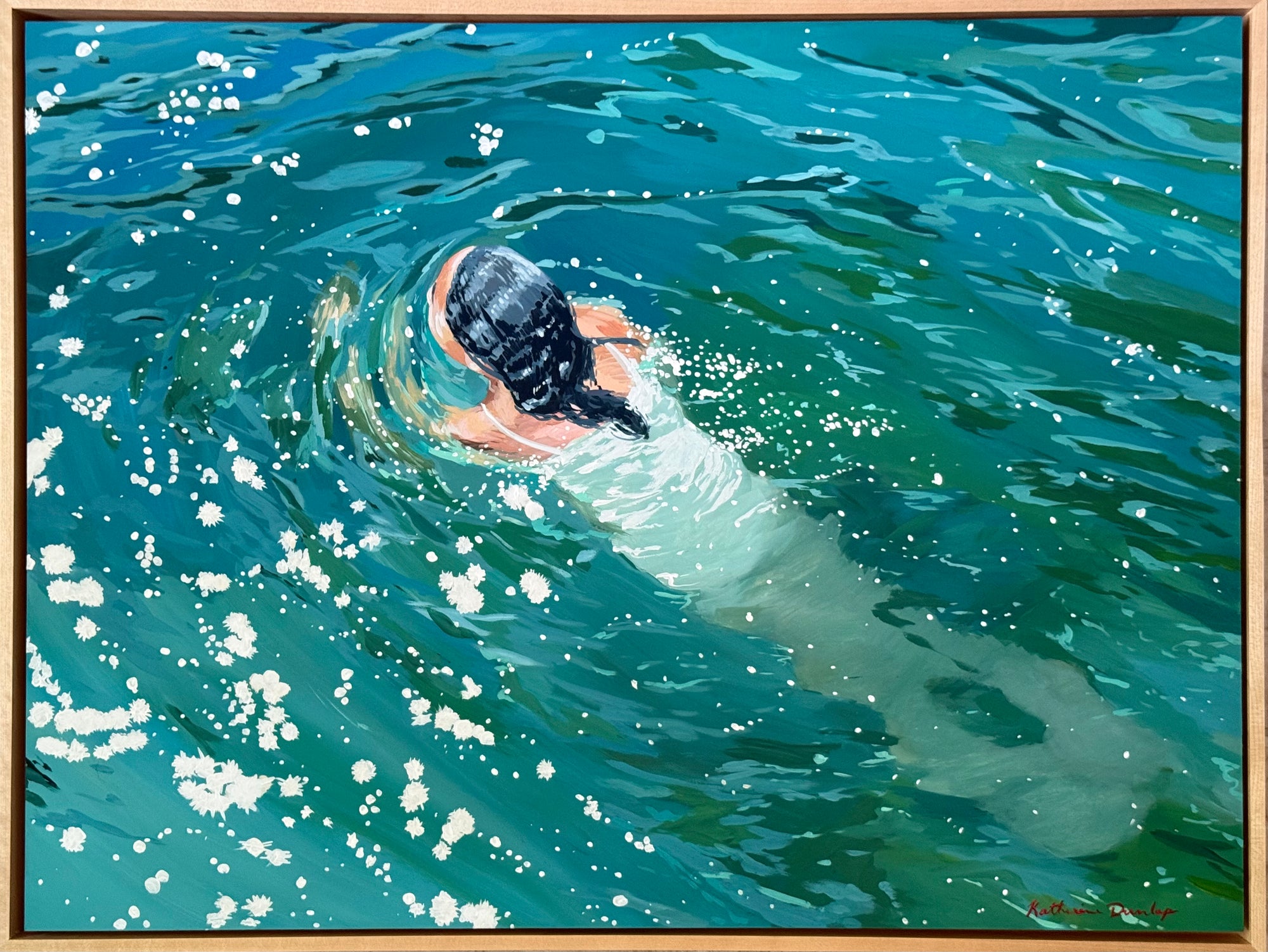 Swimming to Shore 18”x24”